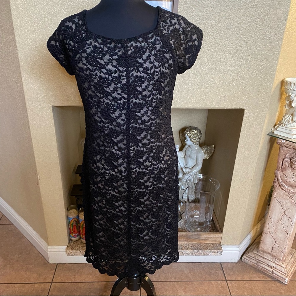 Coldwater Creek lace midi dress EUC - Picture 3 of 5
